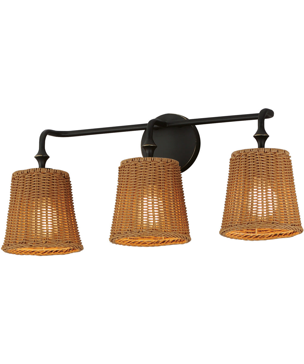 Baja 3-Light Bath Vanity Dark Bronze
