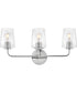 Kline 3-Light Medium Three Light Vanity in Chrome