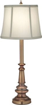 25"H Buffet Lamp Antique Brass