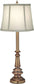 25"H Buffet Lamp Antique Brass