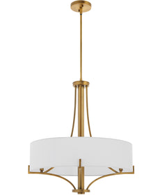 Imperial 4-light Pendant Brushed Brass