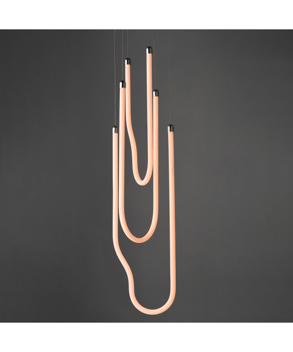 Soleil 3-Light LED Pendant Polished Chrome