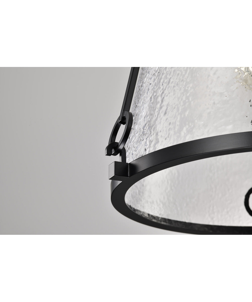 Valentine 3-Light Pendant Black