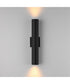 Caldera Outdoor Wall Sconce - 20 inch Black