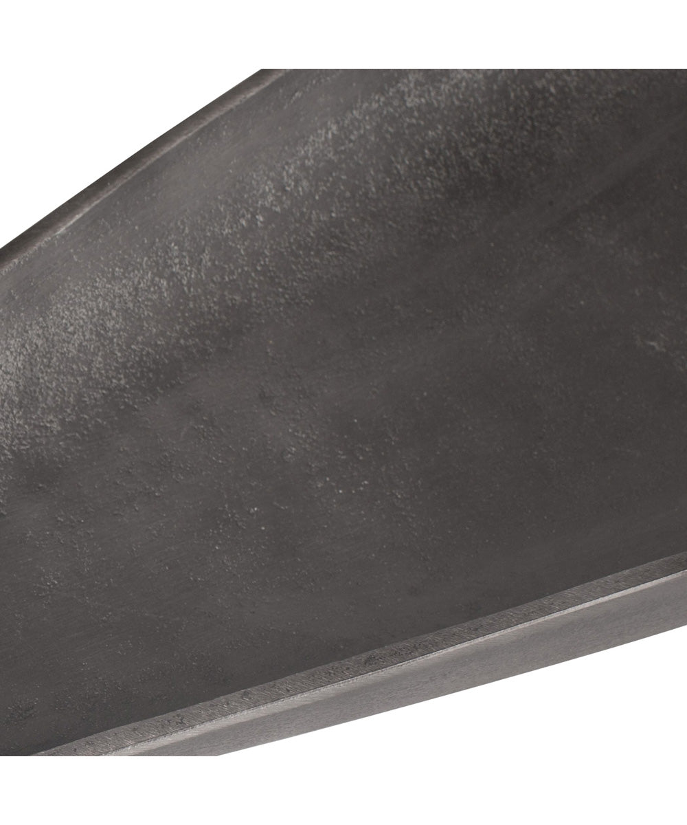 Leaflet Dark Nickel Outdoor Bowl