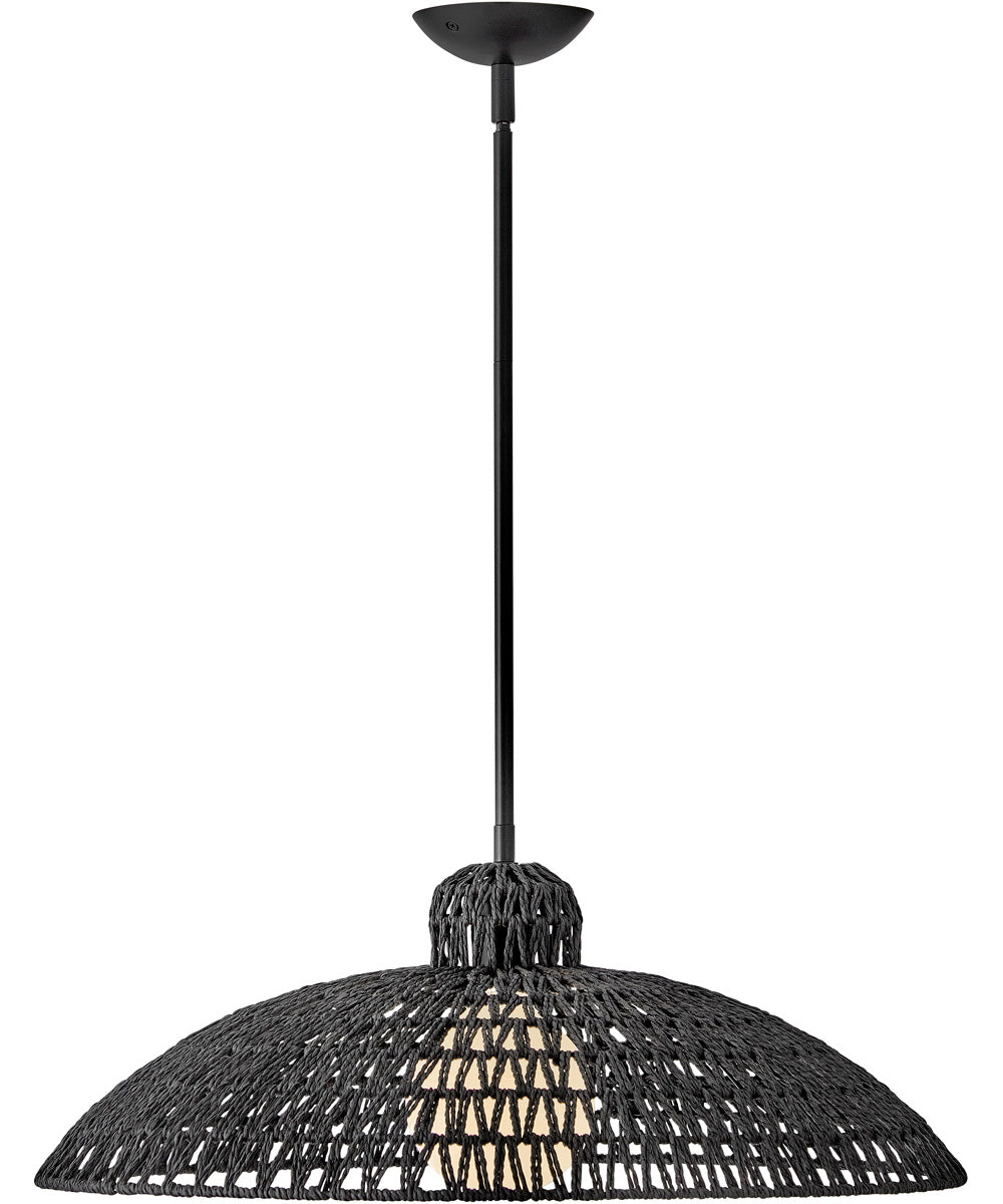 Pismo 1-Light Large Pendant in Black