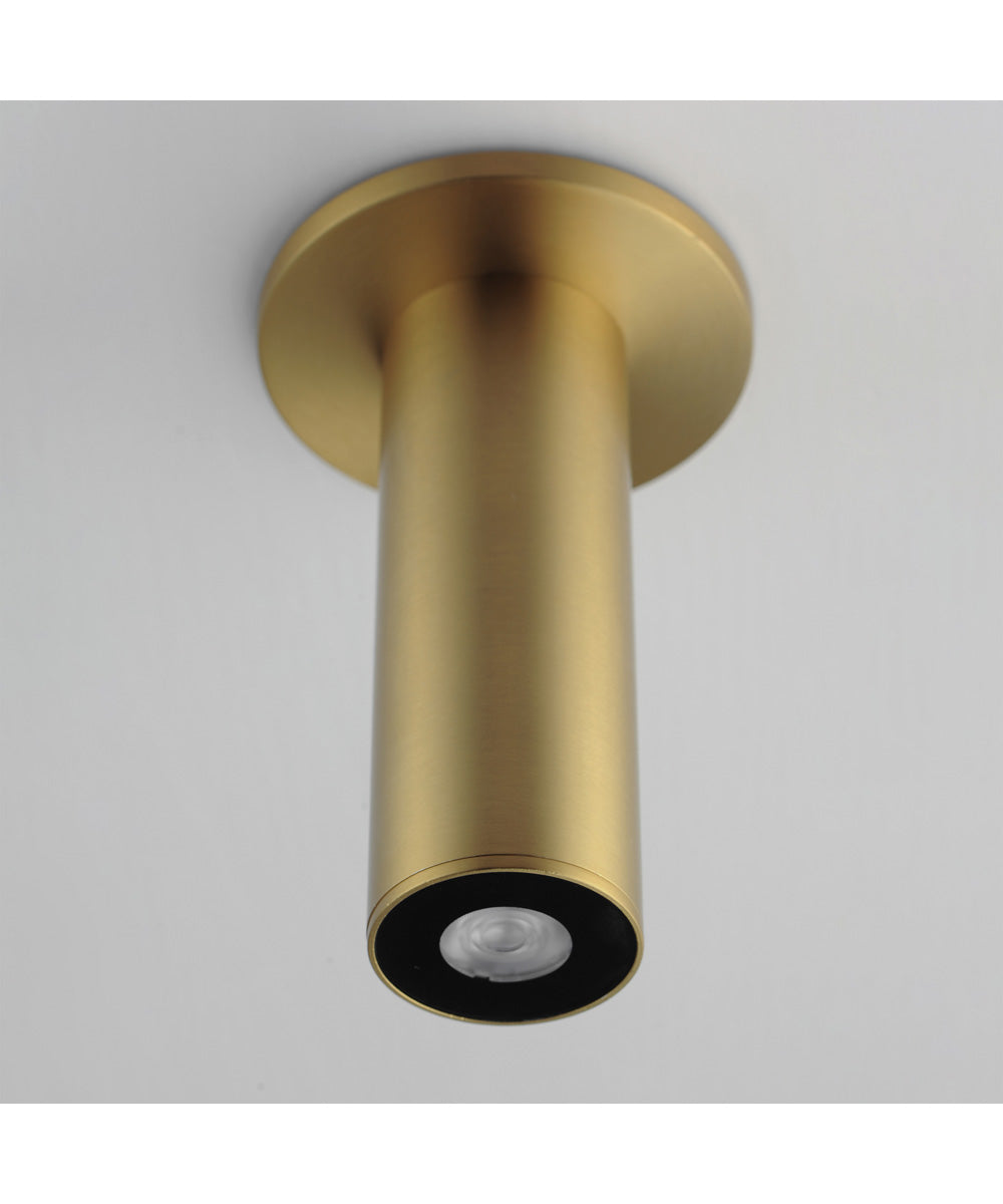 Calibro 7.5 inch LED Indoor Flush Mount Natural Aged Brass