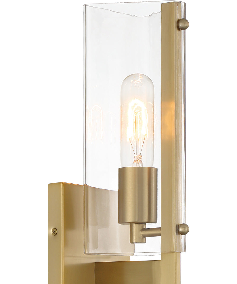 Latitude 2 Light Wall Sconce  Brushed Gold