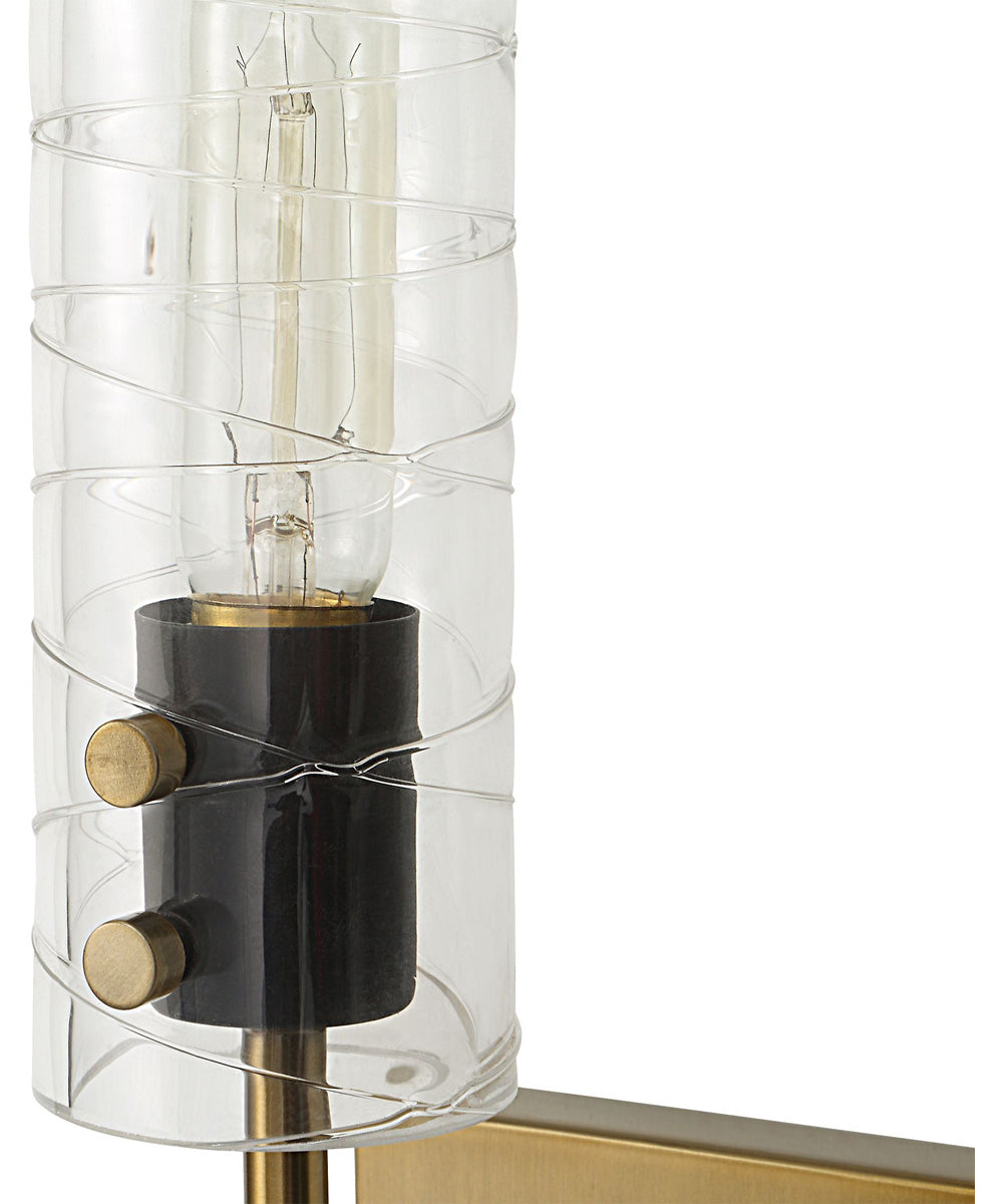 Telesto 1 Light Brass Sconce