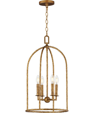 Martel 4-Light Pendant Etruscan Gold