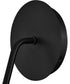 Bliss 1-Light Medium Single Light Scone in Black