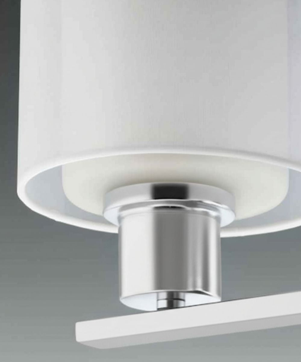 Invite 2-Light 15"w Bath Vanity Light Fixture Brushed Nickel Finish by Progress