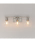 Geode 3-Light Bath Vanity Satin Nickel