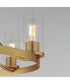 Livingston 5-Light Chandelier Natural Aged Brass