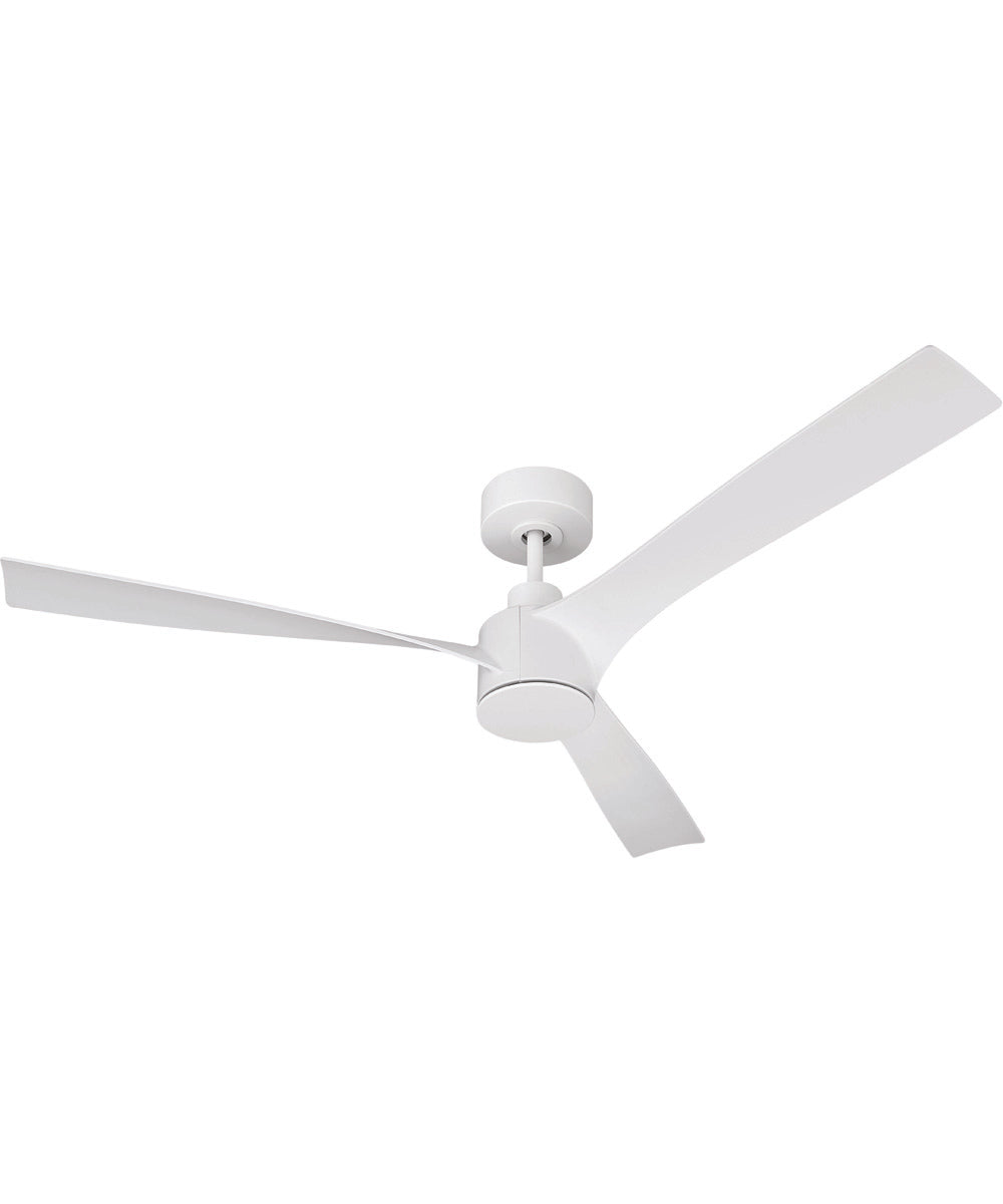 Phoebe 52" 3-Blade Indoor/Outdoor Damp Ceiling Fan Fan White