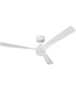 Phoebe 52" 3-Blade Indoor/Outdoor Damp Ceiling Fan Fan White