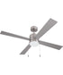 Energy Star McCoy 52" 4 Blade Ceiling Fan 1-Light Fan Brushed Polished Nickel