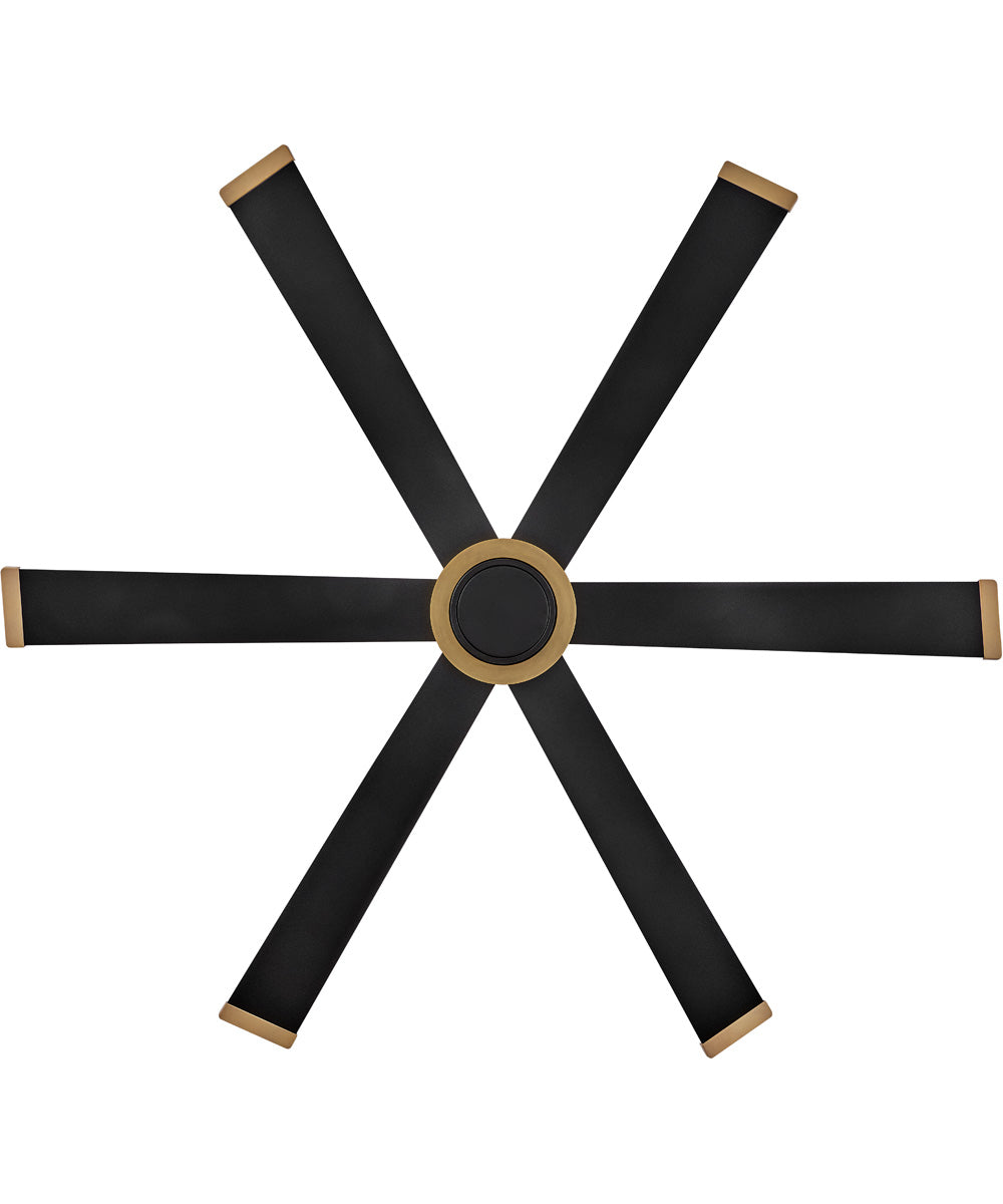 Andros 64" LED Smart Fan Matte Black