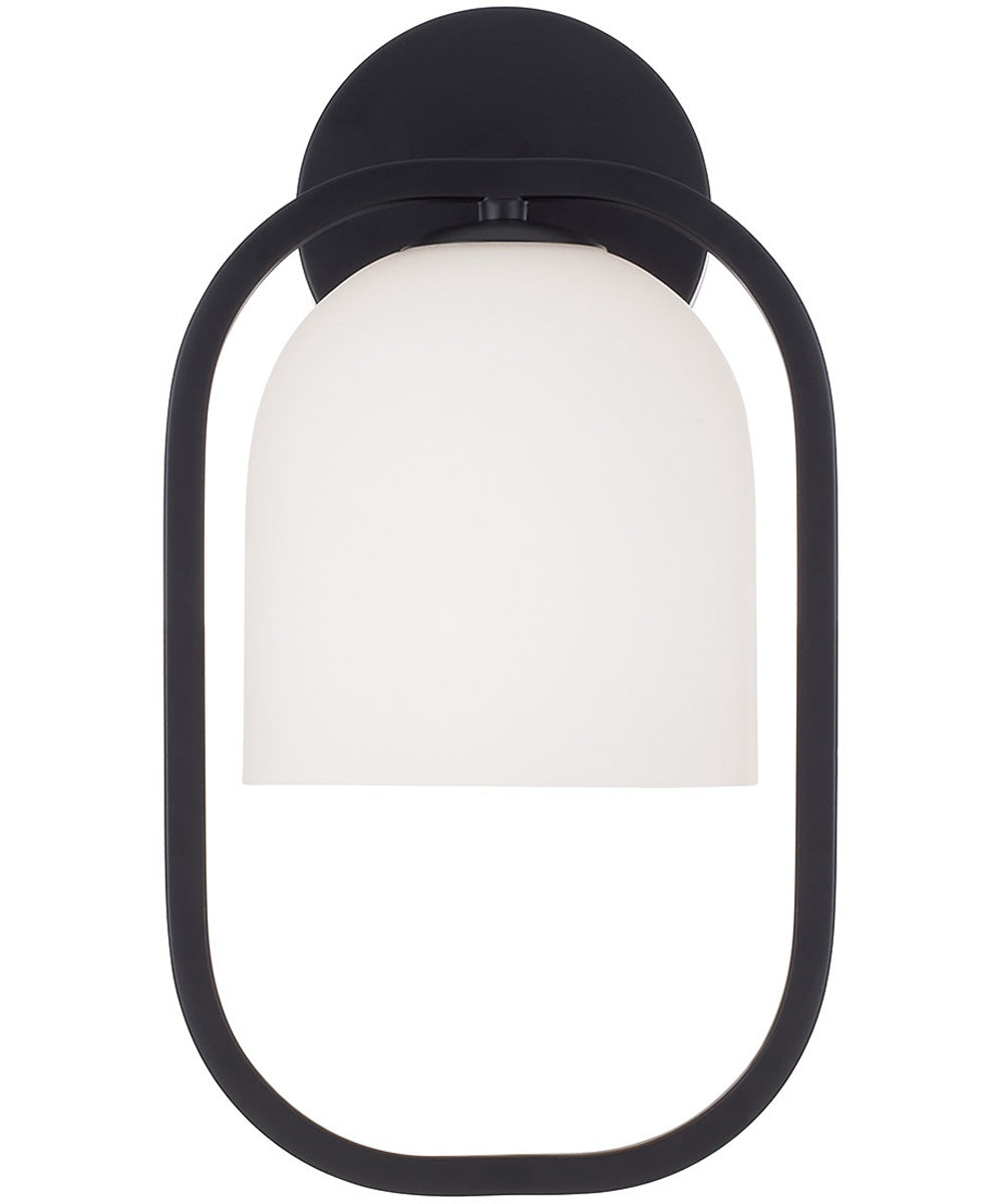 Zeek 1-Light Sconce Matte Black
