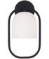 Zeek 1-Light Sconce Matte Black