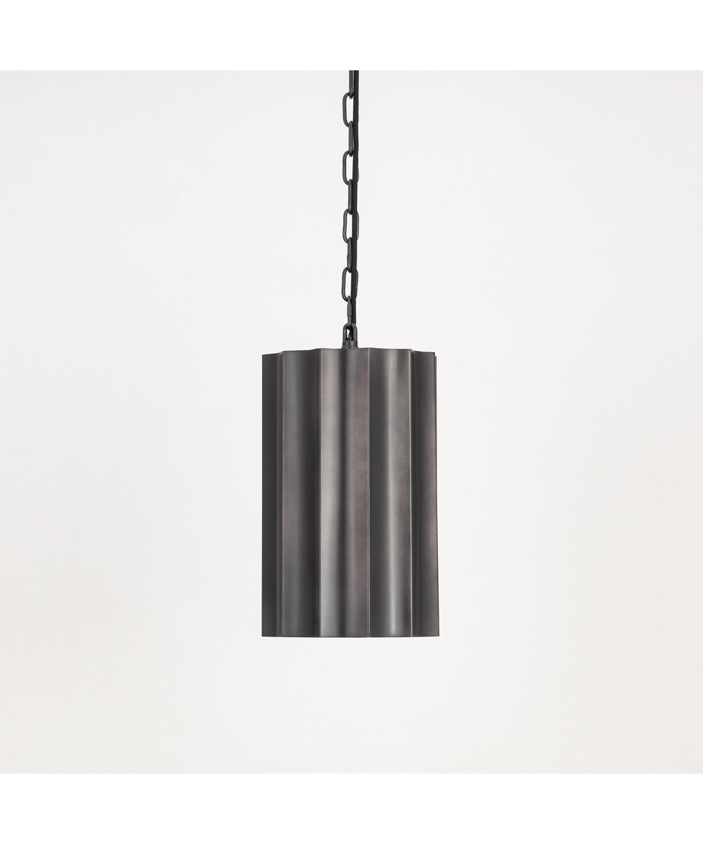 Allegra 1-Light Mini Pendant Gunmetal / Gold