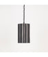 Allegra 1-Light Mini Pendant Gunmetal / Gold
