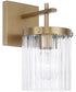 Vaughn 1-Light Sconce Aged Brass