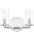 Hudson Heights 2 Light Vanity Polished Nickel