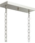 Ilia 6-Light Island Chandelier Brushed Nickel