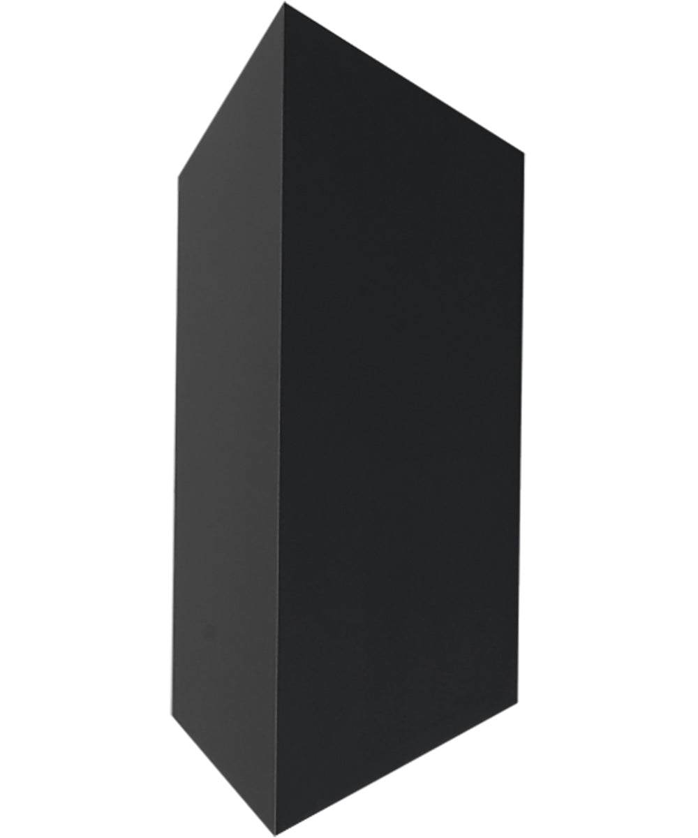 Fractal LED Outdoor Sconce Black