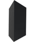 Fractal LED Outdoor Sconce Black