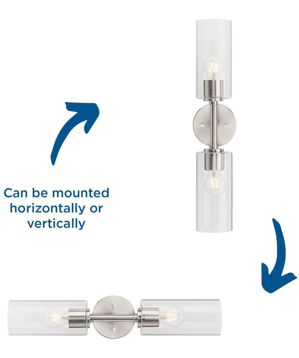 Cofield 2-Light Wall Bracket Brushed Nickel