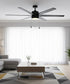 60" Aldea X 6-Blade Ceiling Fan Oil Rubbed Bronze Finish with Integrated LED Light