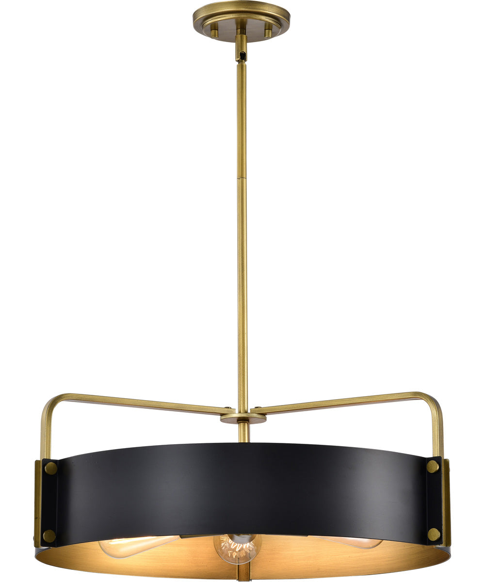 Altos 5-Light Pendant Matte Black