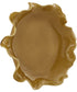 Golden Crest Ruffle Indoor-Outdoor Bowl