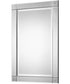 24x36" Beveled Wall Mirror Metal