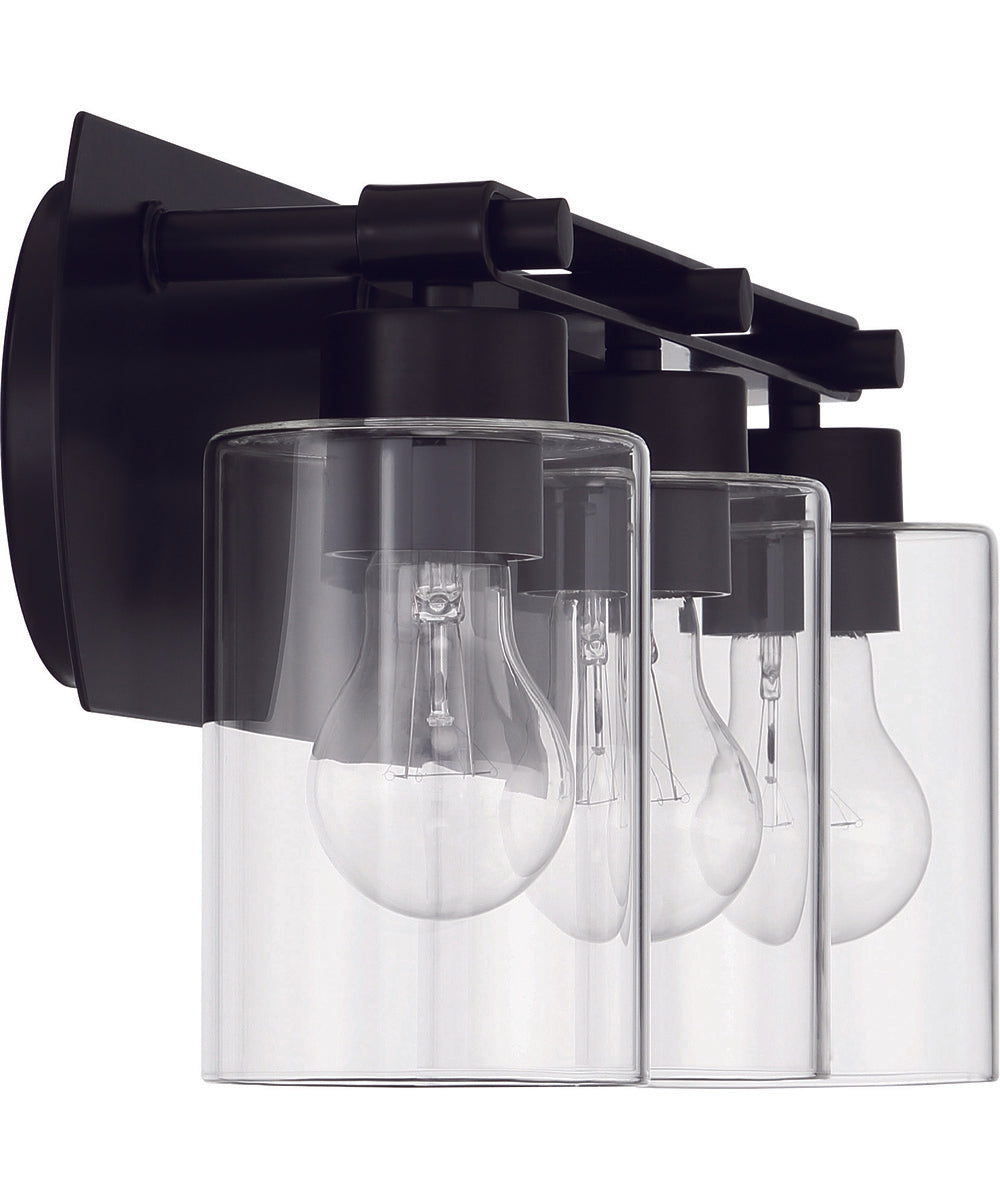 Hendrix 3-Light Lighting Flat Black