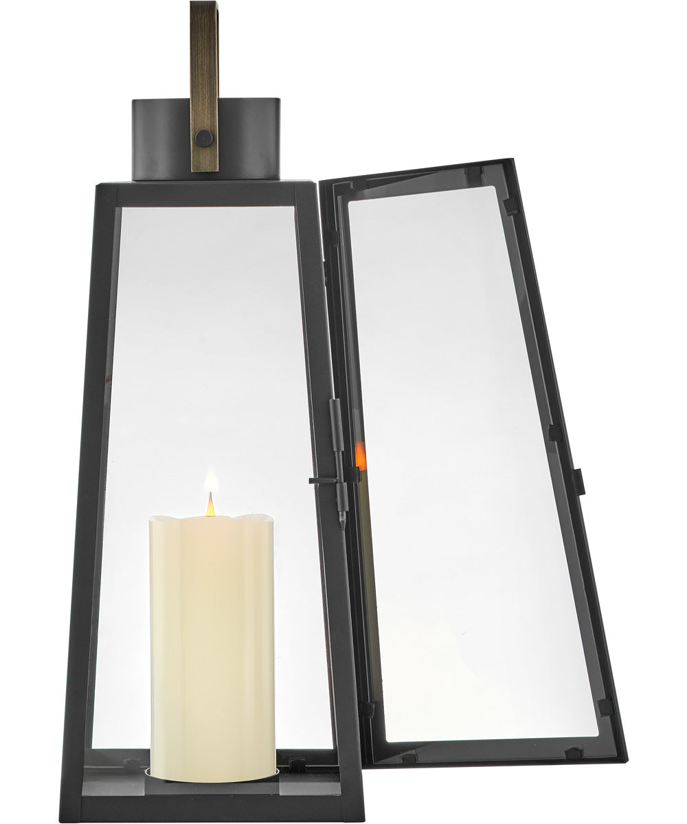 Hugh Medium Decorative Lantern in Black