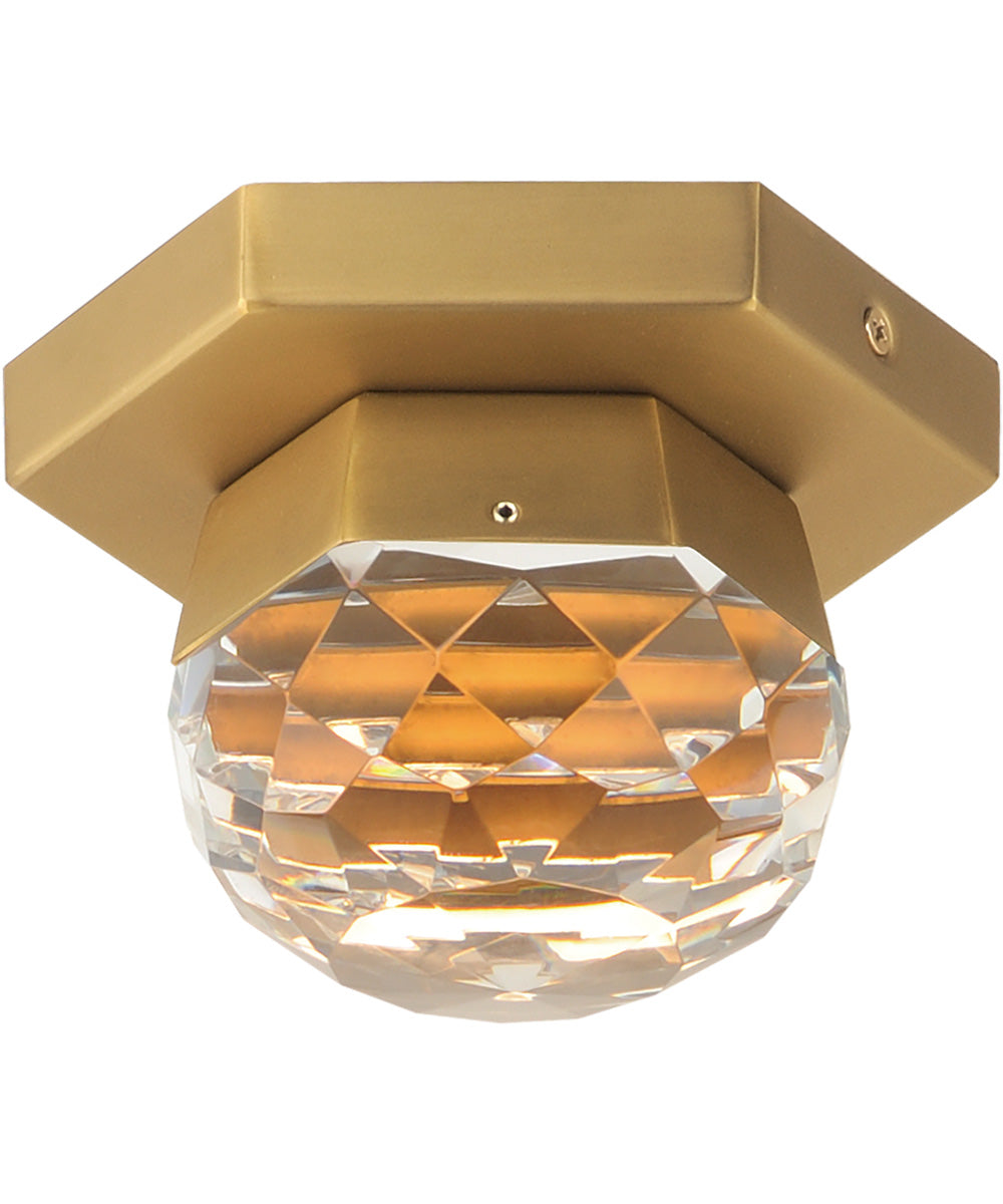 Allumettes 1-Light LED Flush Mount Gold
