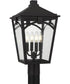 Jaxon 4-light Outdoor Post Light Western Bronze