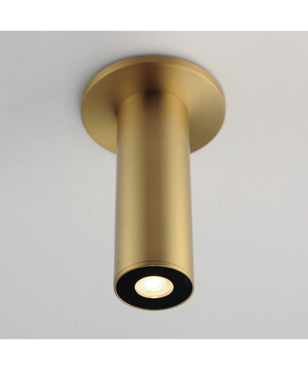 Calibro 7.5 inch LED Indoor Flush Mount Natural Aged Brass