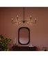 Pilar Extra Large 6-Light Chandelier Matte Black