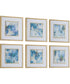 Fresh Start Blue Abstract Prints, Set of 6