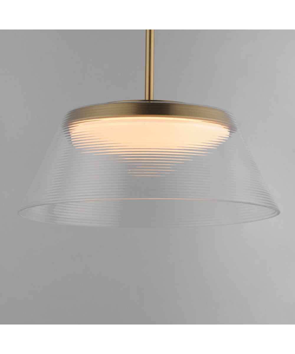 Jensen 18 inch LED Pendant Satin Brass