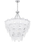 Quoizel Pendant Large 7-light Pendant Silver Leaf