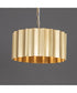 Allegra Large 1-Light Pendant Weathered Brass