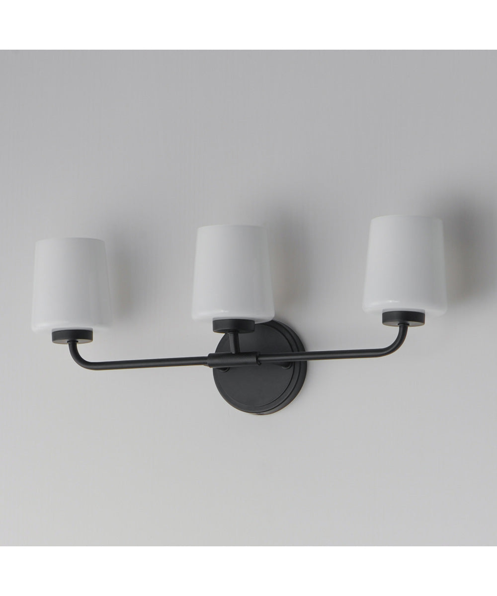Durham 3-Light Bath Vanity Black