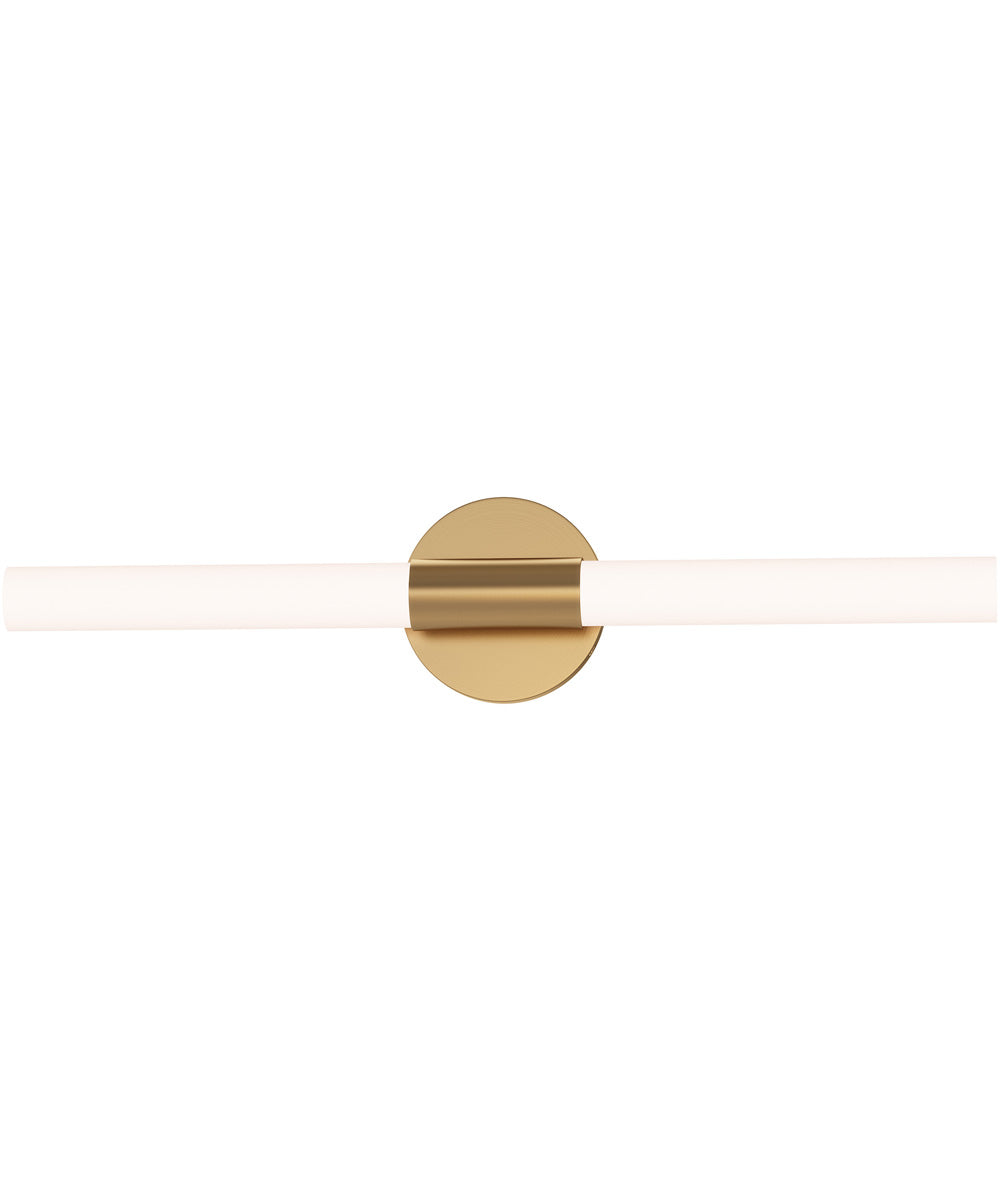 Tubi 24 inch 5CCT LED Bath Bar Natural Aged Brass