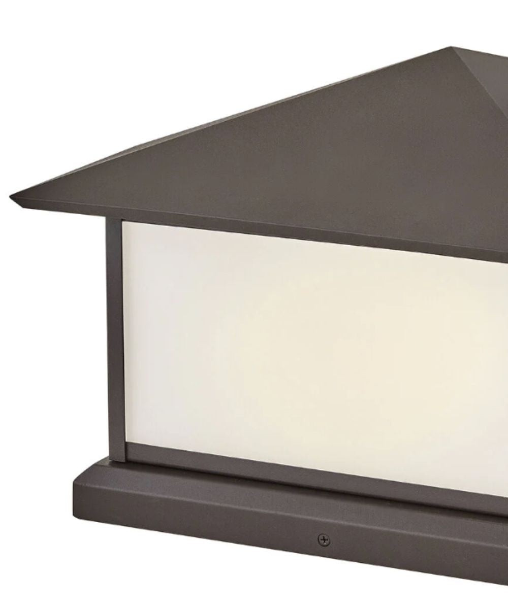 Walter 2-Light Large Pier Mount Lantern 12v in Textured Oil Rubbed Bronze