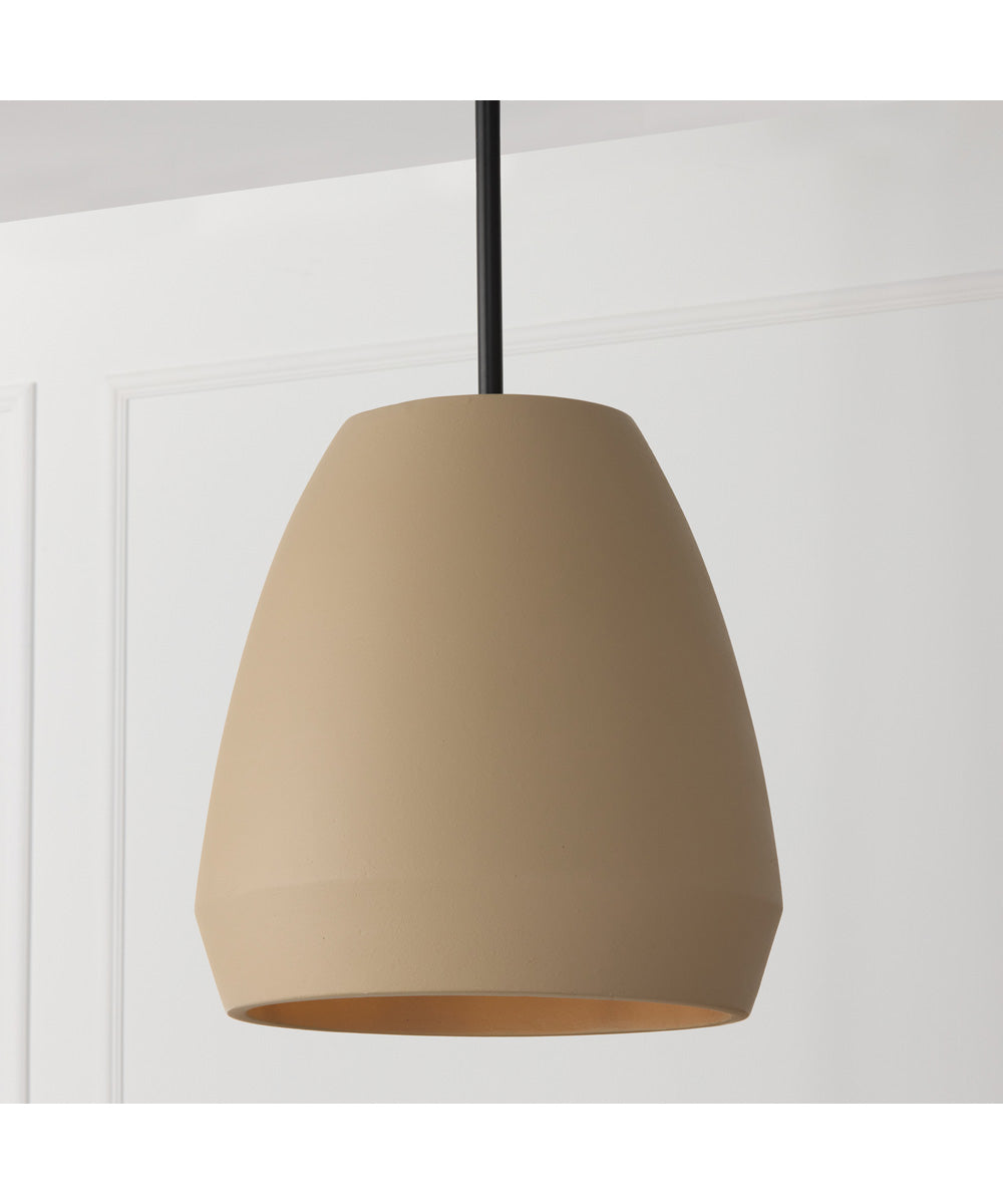 Della 1-Light Pendant Terracotta Sand